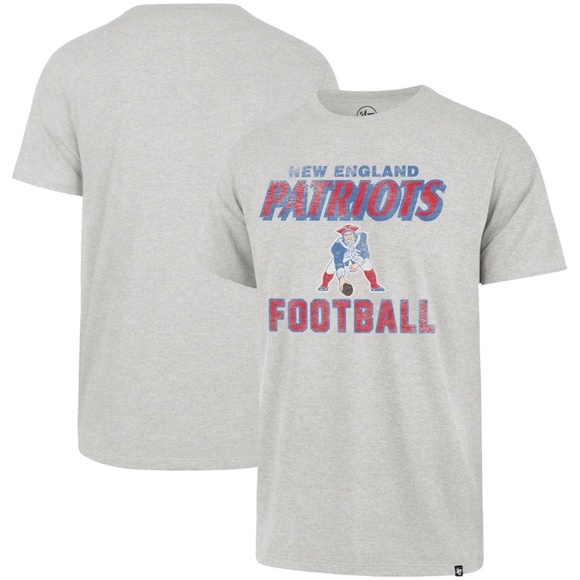 Mens Patriots Gray Dozer Franklin Pat Patriot s/s tee size medium - Picture 3 of 3